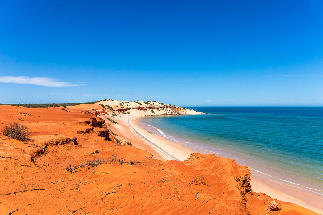 empty beach in Australia